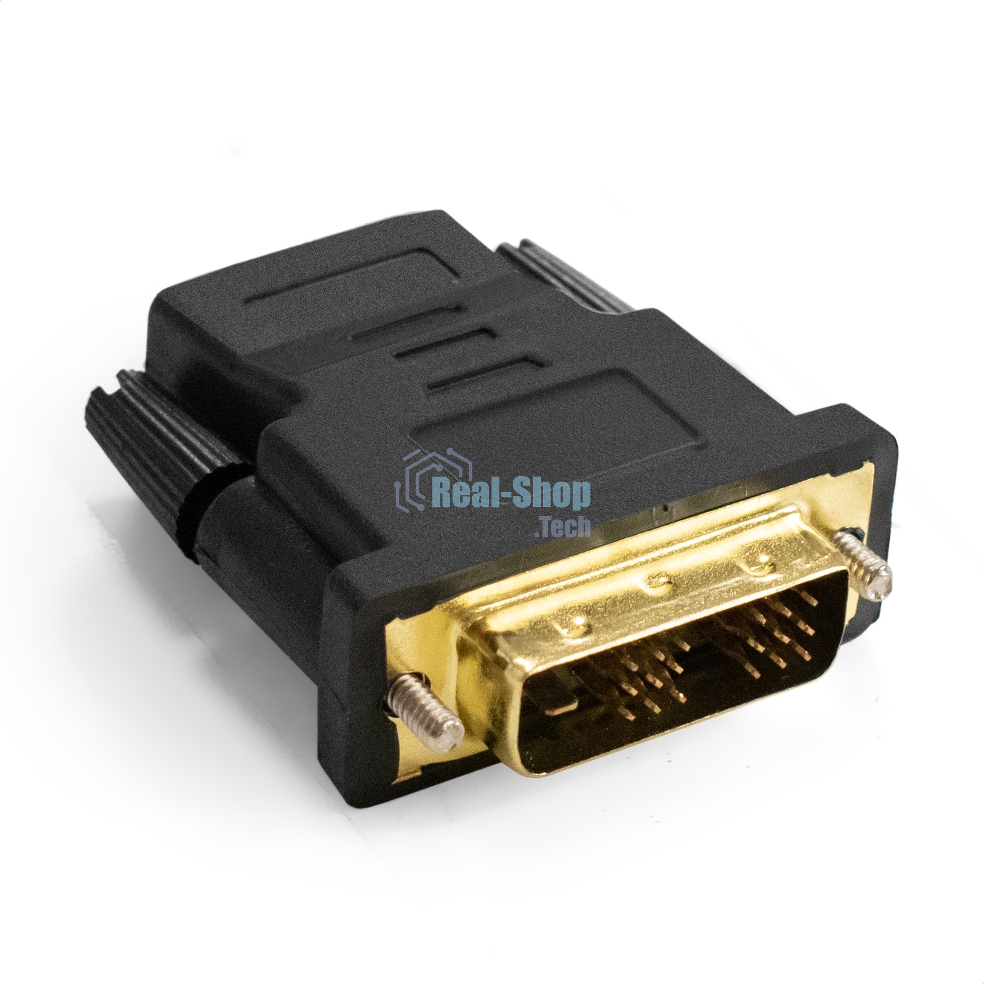 Переходник HDMI-DVI ExeGate EX-A-HDMI-DVI-1 (19F/19M, позолоченные контакты)