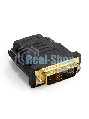 Переходник HDMI-DVI ExeGate EX-A-HDMI-DVI-1 (19F/19M, позолоченные контакты)