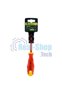 Отвертка диэлектрическая Сибртех PH1 х 80 мм, до 1000 В, двухкомпонентная рукоятка