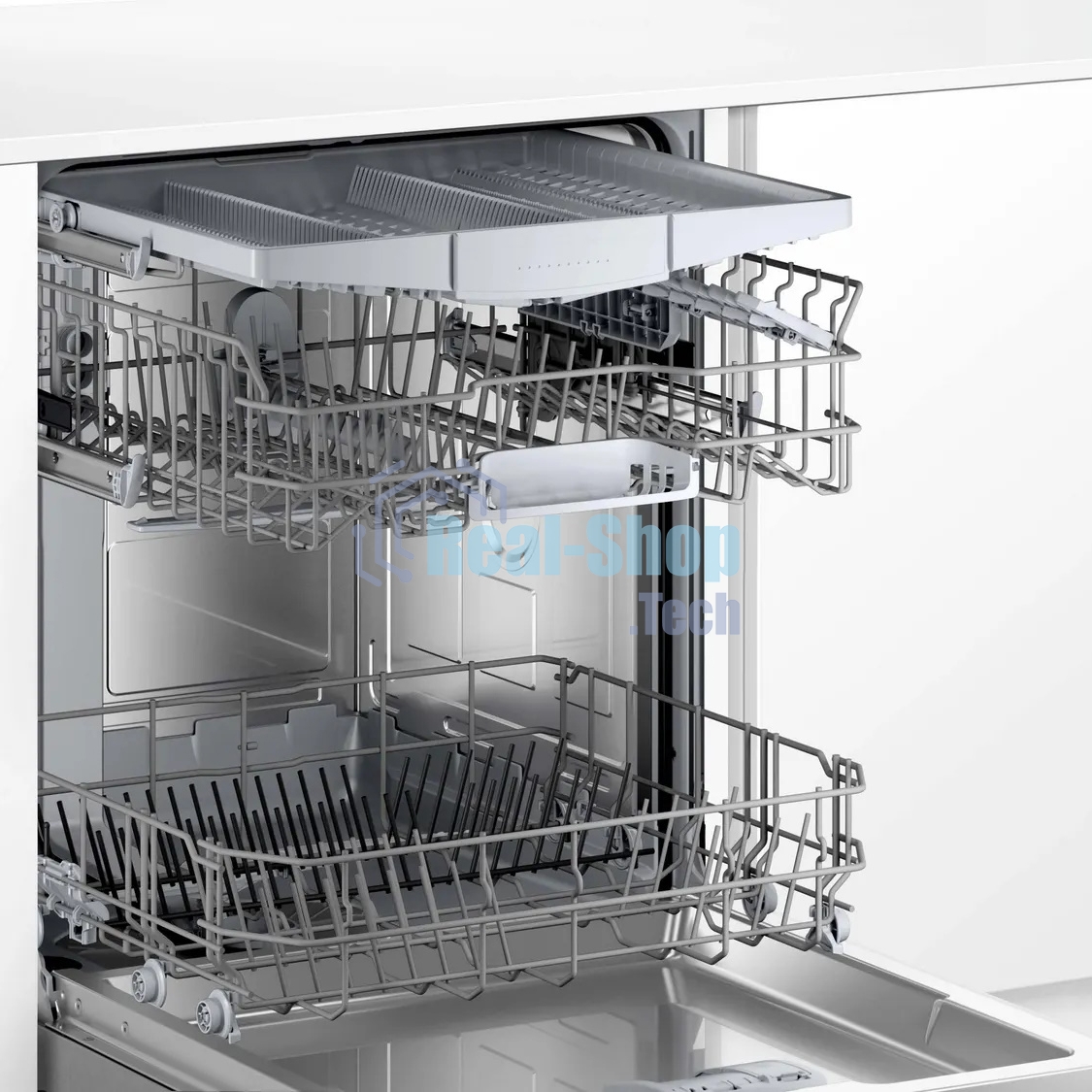 Встраиваемая посудомоечная машина Bosch SMV4HVX03E, серебристый, 59.8 см, 14 компл., 46 дБ, класс D