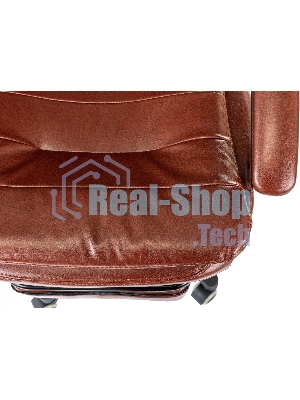 Кресло Бюрократ T-9950MSG-F/BROWN-PU коричневый, экокожа