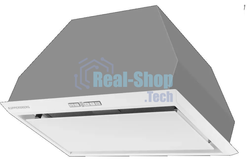 Вытяжка встраиваемая Kuppersberg Intro 60 White белый, 60 см, 1500 куб. м/ч, 43 дБ