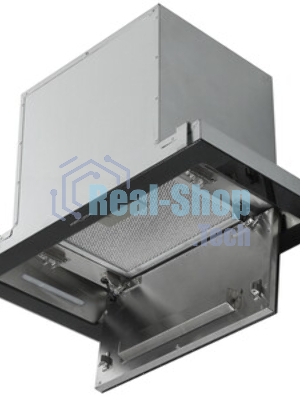 Вытяжка встраиваемая Krona Selina 600 Glass S черный, 52 см, 1300 куб. м/ч, 61 дБ