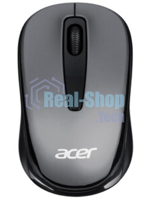 Мышь беспроводная Acer OMR134 серый, 1000 dpi, радиоканал, USB, кнопки - 3