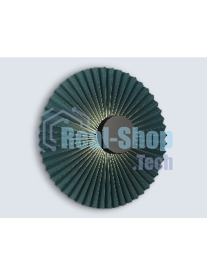 Настенный светильник Ambrella light LH72645 BK/DB черный/синий 6W 3000K D300*100