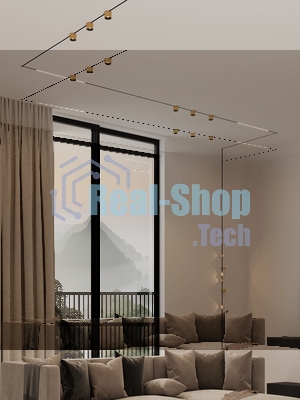 Трековый светильник Mini Magnetic 5W 3000K (латунь/черный) 85206/01