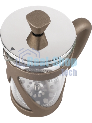 Френч-пресс Rondell Impressia Bronze RDS-1234, 0.6л, бронзовый