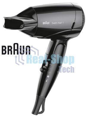 Фен Braun HD130, 1200Вт, черный