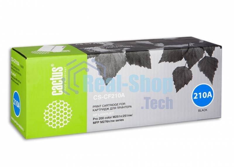 Картридж лазерный Cactus CS-CF210A черный (1600 стр.) для HP LaserJet Pro 200 M251/M276