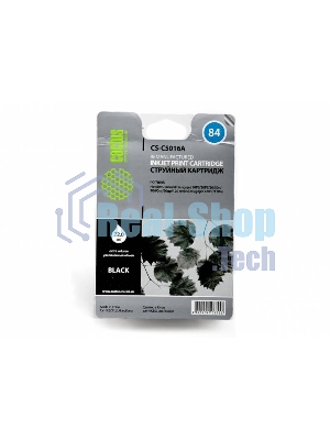 Картридж струйный Cactus CS-C5016A черный (72 мл) для №84 HP DesignJet 10PS/20PS/30GP