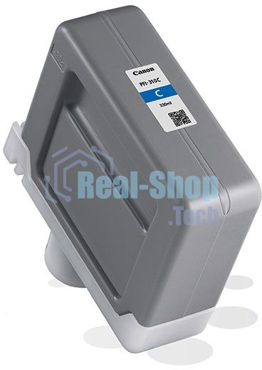 Картридж струйный Canon PFI-310 C 2360C001 голубой (330 мл) для Canon TX-2000/TX-3000/TX-4000