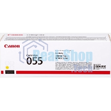 Картридж лазерный Canon 055 Y 3013C002 желтый (2100 стр.) для Canon MF746Cx/MF744Cdw/MF742Cdw/LBP664Cx/663Cdw