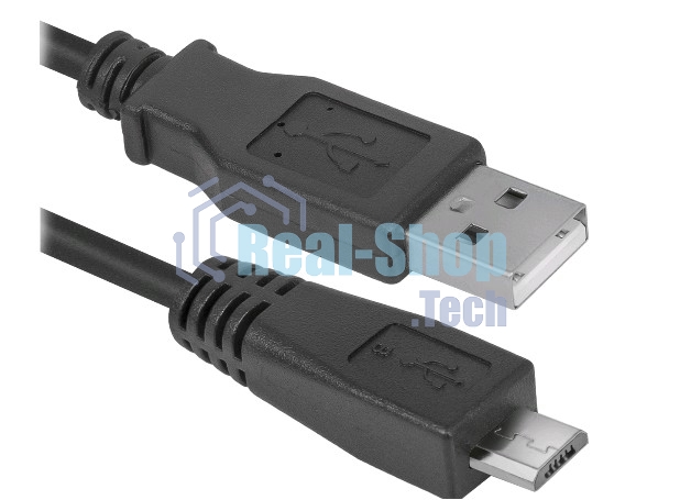 Кабель Defender USB08-06 USB 2.0 кабель для соед. USB 2.0 AM-MicroBM,1.8м, PolyBag