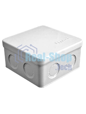 Коробка распр. ОП 105х105х56 7 выходов без гермовводов IP54 крышка защелкивающаяся сер. Epplast 105032