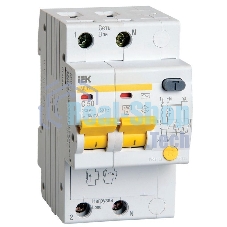 Выключатель автоматический дифференциального тока Iek MAD10-2-050-C-100 АД12 2Р 50А 100мА ИЭК
