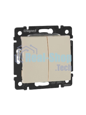 Переключатель Legrand 774308 Valena 2напр., 2-кл., сл. кость
