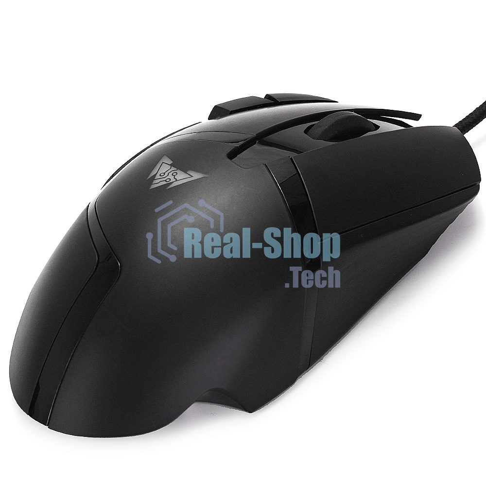 Мышь проводная Crown CMGM-901 черный, 4800 dpi, USB, кнопки - 8