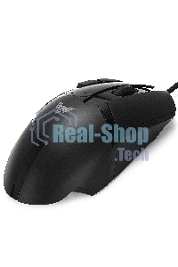 Мышь проводная Crown CMGM-901 черный, 4800 dpi, USB, кнопки - 8