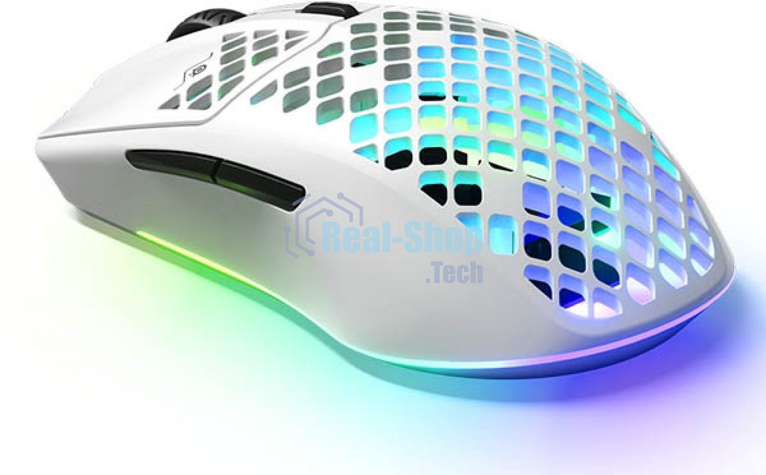 Мышь беспроводная Steelseries Aerox 3 белый оптическая (18000dpi) BT/Radio USB