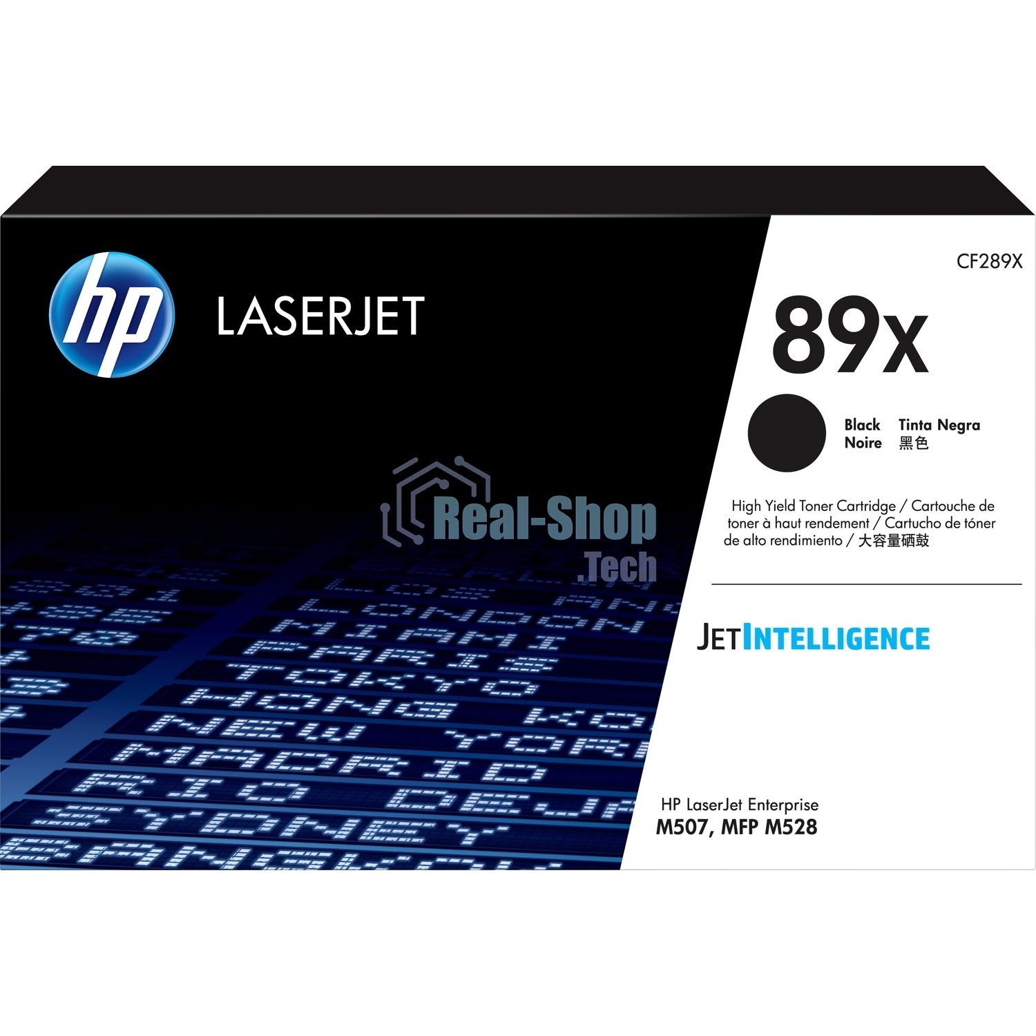 Картридж лазерный HP CF289X черный для HP LJ M507/MFP M528 (10000 стр.)