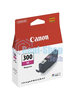 Картридж струйный Canon PFI-300 M EUR/OCN 	пурпурный (785 стр.) для Canon imagePROGRAF PRO-300