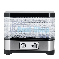 Сушилка для овощей и фруктов Galaxy Line GL 2639, черный с серебристым, с механическим управлением, 500 вт