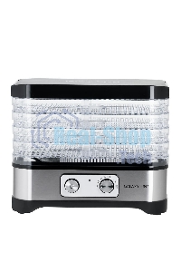 Сушилка для овощей и фруктов Galaxy Line GL 2639, черный с серебристым, с механическим управлением, 500 вт