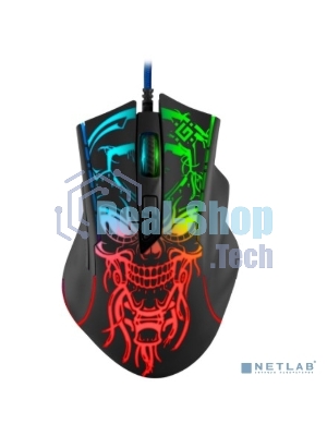 Мышь проводная Defender Bulletstorm GM-928 черный, 7200 dpi, USB, кнопки - 7