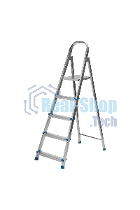 Стремянка Сибртех 5 ступеней, стальная, оцинкованная