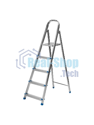 Стремянка Сибртех 5 ступеней, стальная, оцинкованная