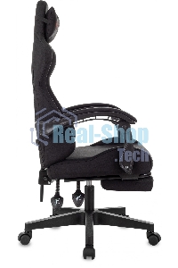 Кресло игровое Zombie Shadow черный Neo Black с подголов. крестов. пластик подст. для ног пластик черный