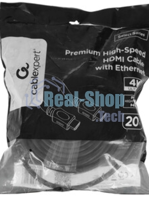 Кабель Cablexpert mDP-HDMI, 20M/19M, 1.8м, черный, позол.разъемы, пакет (CC-mDP-HDMI-6)