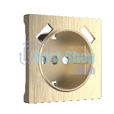 Накладка для розетки USB (шампань рифленый)