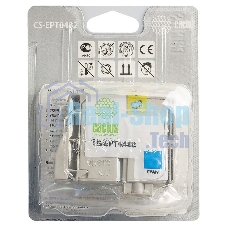 Картридж струйный Cactus CS-EPT0482 голубой (14.4 мл) для Epson Stylus Photo R200/R220/R300/R320/R340/RX500/RX600/RX620/RX640