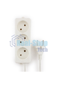 Удлинитель Гарнизон EL-NL3-W-2, 3 розетки допустимый ток 10А, длина 2 м.