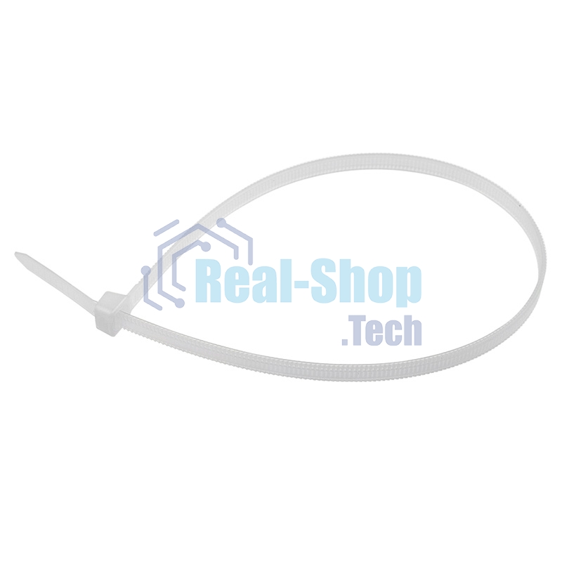 Хомут-стяжкa нейлоновая с тройным замком Rexant 250x3,6 мм, белая, упаковка 100 шт.