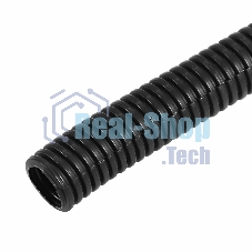 Трубa автомобильная гофрированная ПП, Ø9,8 мм, разрезная, бухта 50 м/уп.