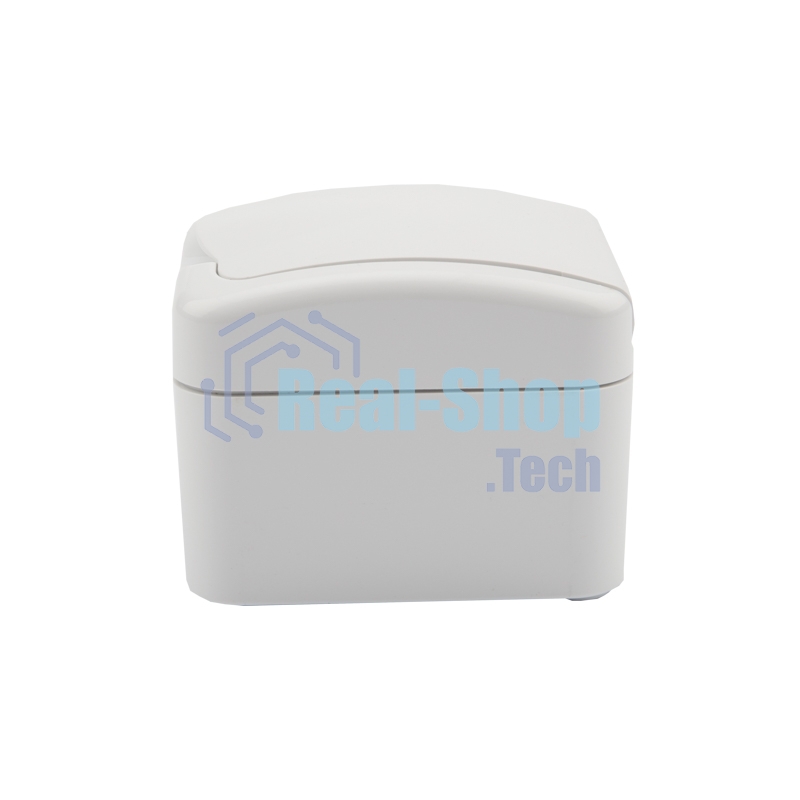 Розетка одноместная Kranz Mini OG открытой установки с заземлением, IP54 белая