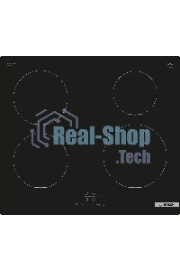 Индукционная варочная панель Bosch Serie 4 PUE611BB5E, индукционные, независимая, черный