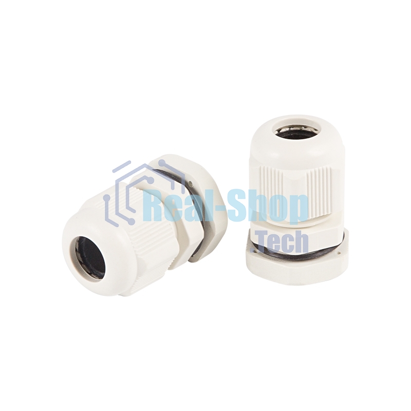 Кабельный ввод Rexant PG-11 (5-10мм) серый, комплект (2 шт/уп)