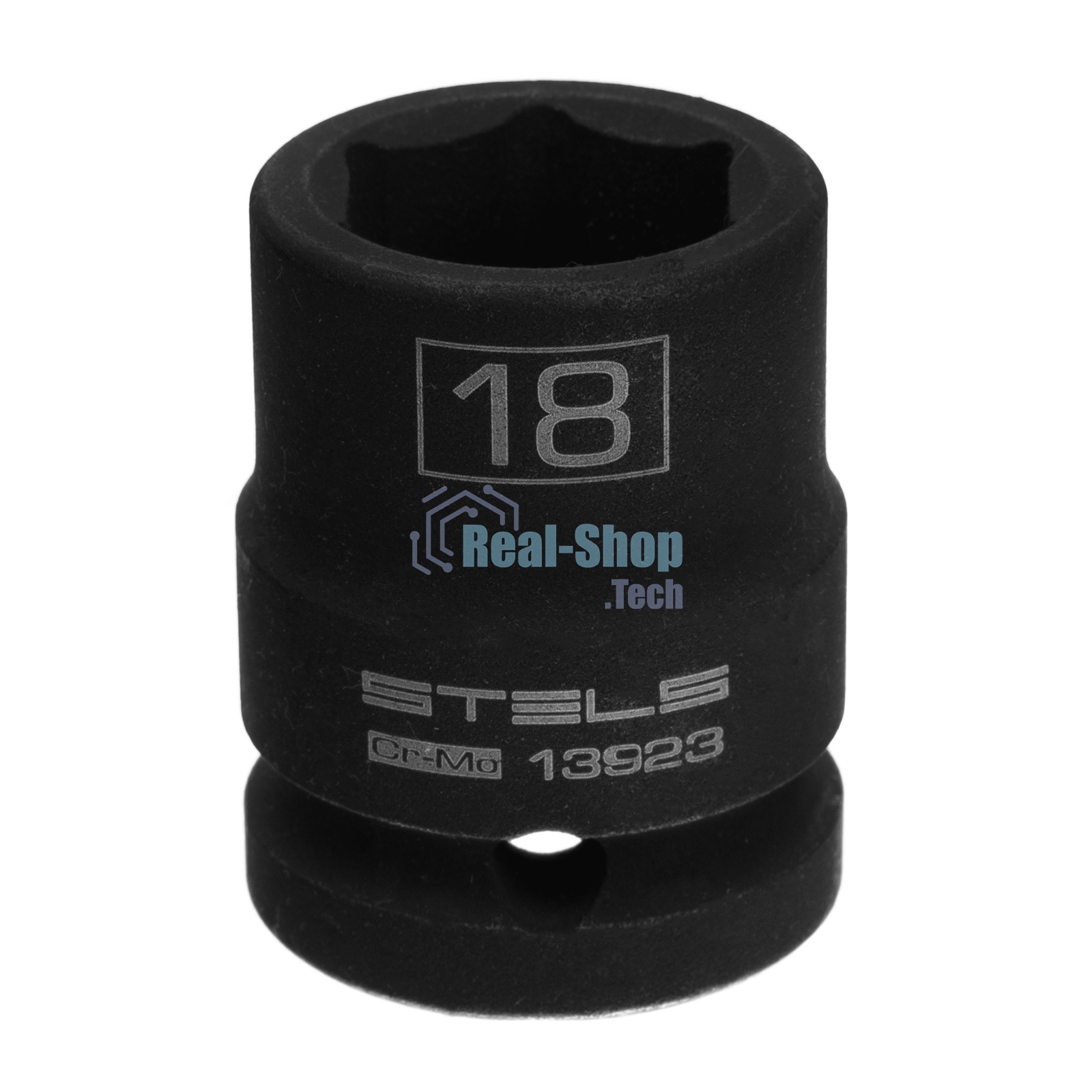 Головка ударная шестигранная, 18 мм, 1/2