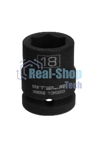 Головка ударная шестигранная, 18 мм, 1/2