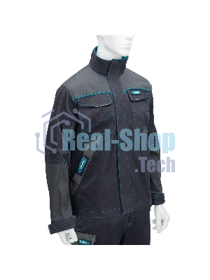 Куртка профессиональная рабочая, 97% хлопок 3% спандекс, XL Gross