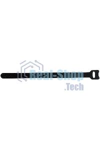 Хомут–липучка многоразовый Rexant 230х13 мм, черный (упак. 12 шт.)