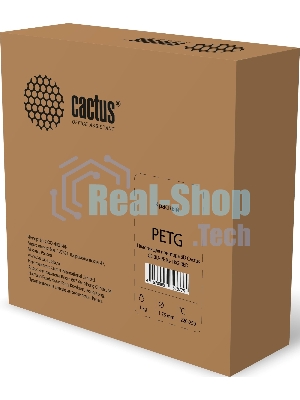 Пластик для принтера 3D Cactus CS-3D-PETG-1KG-RED PETG d1.75мм 1кг 1цв.