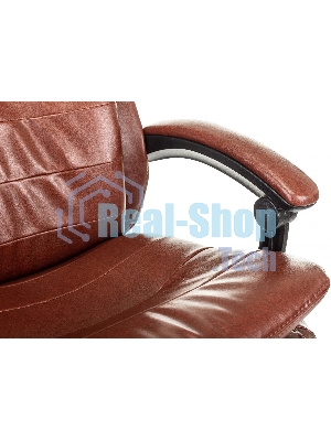 Кресло Бюрократ T-9950MSG-F/BROWN-PU коричневый, экокожа
