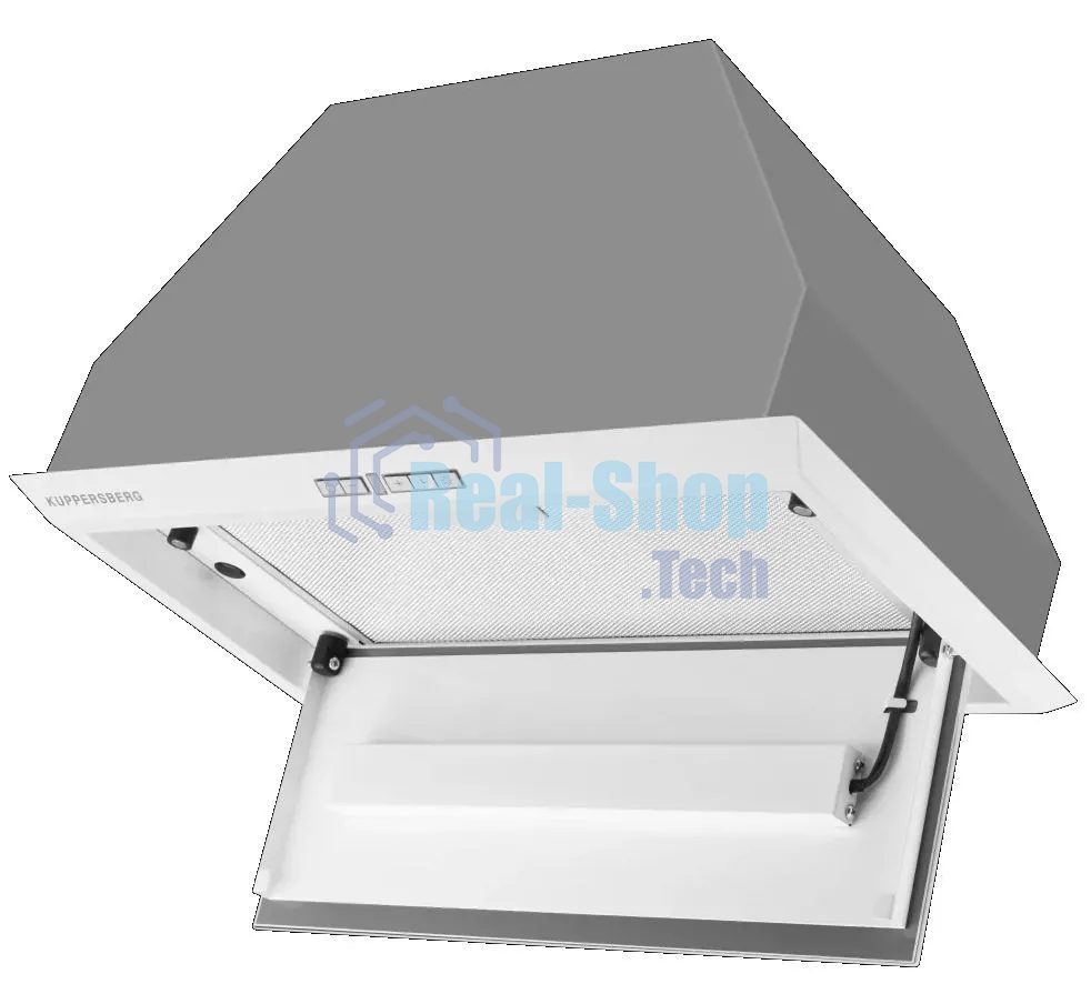 Вытяжка встраиваемая Kuppersberg Intro 60 White белый, 60 см, 1500 куб. м/ч, 43 дБ