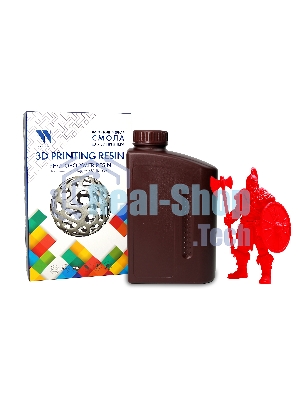Фотополимерная смола NVPrint Standard Resin Clear Red для 3D печати 1 кг (бут)
