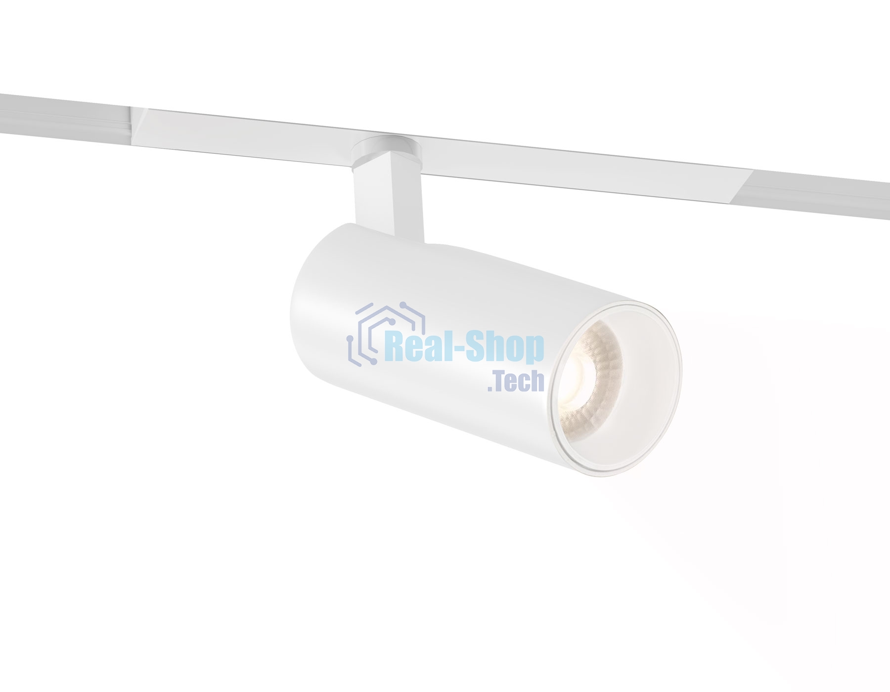Трековый акцентный светильник Ambrella light GL8010 WH белый IP20 18W 3000-6000K 220V 24° D60*135