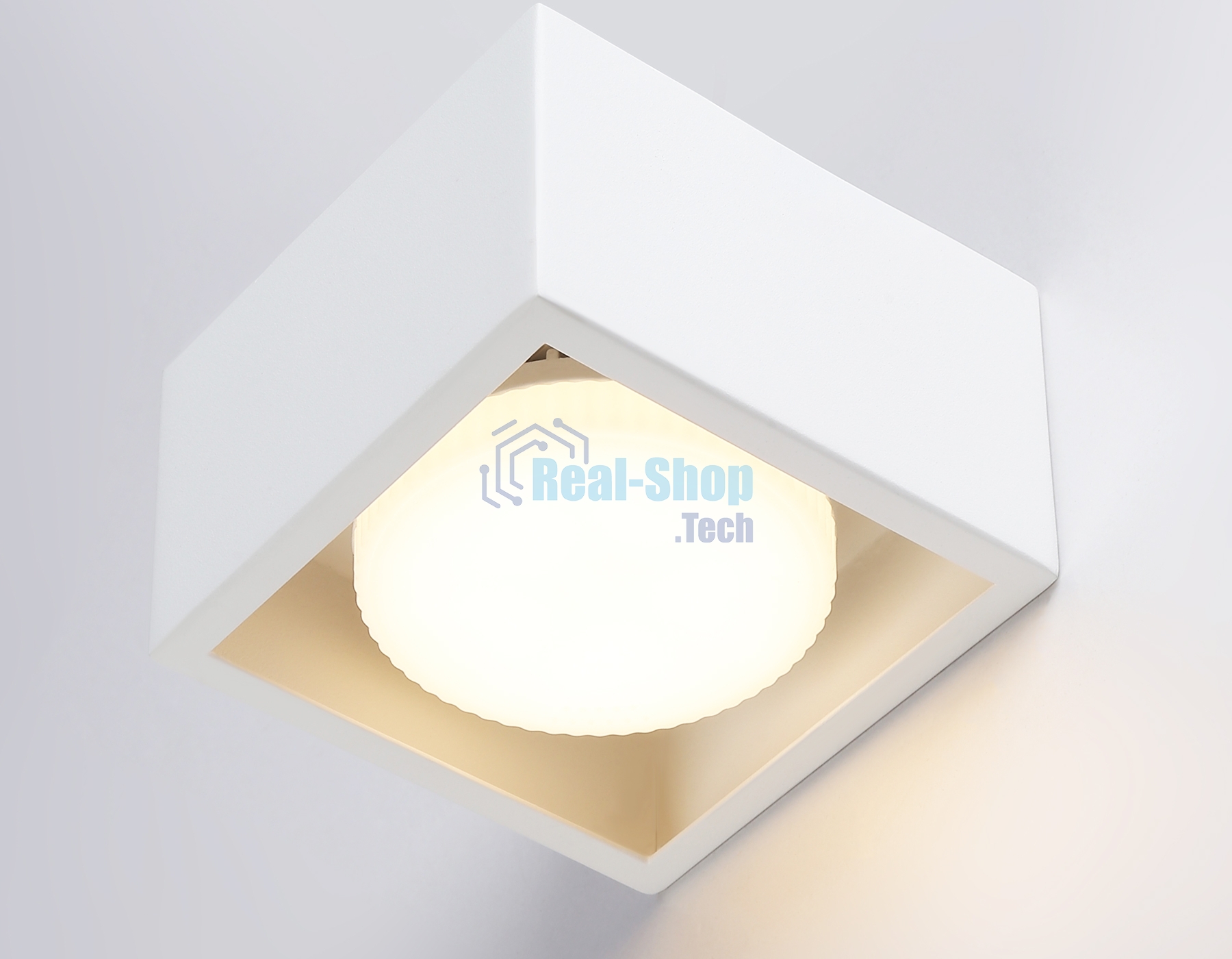 Светильник накладной TN70825 WH белый GX53 max 12W 100*100*60